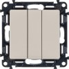 Выключатель 3-кл. СП Valena Life 10А IP20 250В 10AX с лицев. панелью винтов. зажимы механизм сл. кость Leg 752503