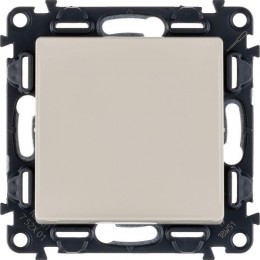 Выключатель 1-кл. СП Valena Life 10А IP20 250В 10AX с лицев. панелью безвинтов. зажимы механизм сл. кость Leg 752501