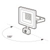 Прожектор светодиодный PFL-SC SENSOR 30Вт 6500К IP54 190-260В ДО закален. матов. стекло датчик движения инфракрасный JazzWay 5001411
