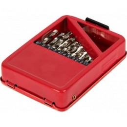 Набор сверл по металлу 1-10мм (через 0.5мм) HSS металл.коробка цилиндрический хвостовик Вихрь 73/10/6/18