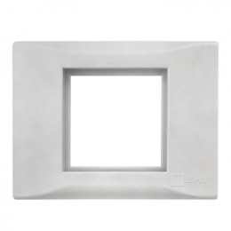 Рамка 1-м 2мод. + суппорт для парапетного кабельного канала C-Line EKF sup-2-105-50