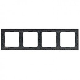 Рамка 4-м Стокгольм металл. черн. PROxima EKF EZM-G-305-10