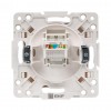 Розетка компьютерная 1-м Стокгольм RJ45 механизм бел. PROxima EKF EYK01-035-10