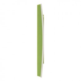 Рамка 1-м Стокгольм бел. с линией цвета зел. PROxima EKF EXM-G-302-20