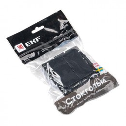 Выключатель 2-кл. Стокгольм 10А механизм черн. PROxima EKF EZV10-023-10