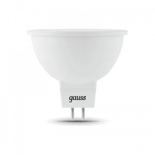 Лампа светодиодная Black 9Вт MR16 софит 3000К тепл. бел. GU5.3 830лм GAUSS 101505109