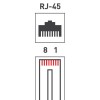 Джек компьютерный RJ45 (8P8C) кат.5E (уп.100шт) Rexant 05-1021