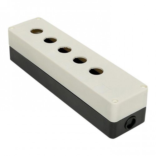 Корпус КП105 5 кнопок бел. EKF cpb-105-w