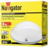 Светильник светодиодный 94 829 NBL-PR1-8-4K-WH-IP65-LED 8Вт 4000К IP65 ЖКХ поликарбонат круг бел. (аналог НПП) Navigator 94829