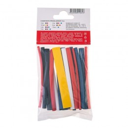 Набор трубок термоусадочных тонкостен. №2 (АВТО импорт) разноцвет. Rexant 29-0102