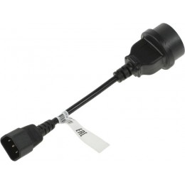 Кабель SCUT IEC-320 C14 to Socket Type-F 250В 10А POWERCOM 504291