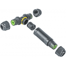 Коннектор кабельный T-образный 82 832 NTB-T01-3P-IP68 3PIN Navigator 82832