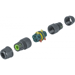 Коннектор кабельный I-образ. 82 834 NTB-I03-3P-IP68 3PIN Navigator 82834