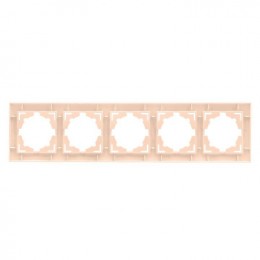 Рамка 5-м Валенсия крем. PROxima EKF EWM-G-305-20