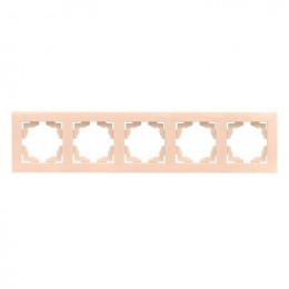 Рамка 5-м Валенсия крем. PROxima EKF EWM-G-305-20