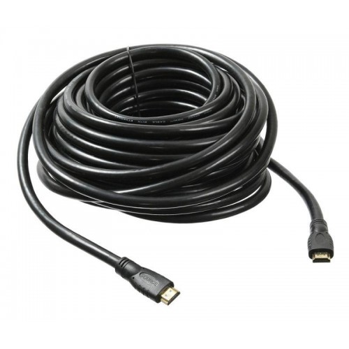 Кабель аудио-видео HDMI 2.0 HDMI (m)/HDMI (m) 15м. позолоч. контакты черн. (BHP HDMI 2.0-15) BURO 1147080