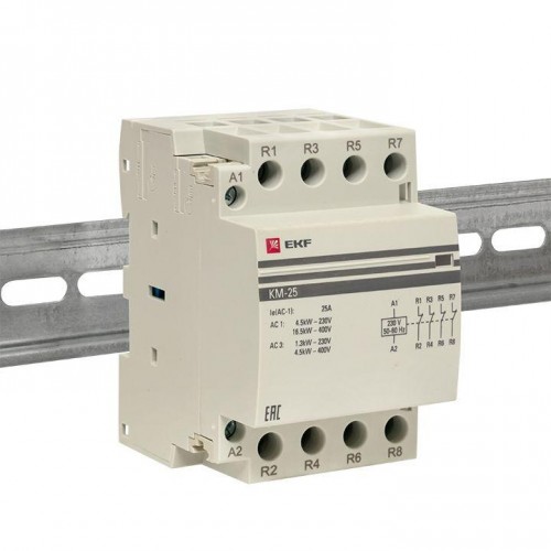 Контактор модульный КМ 25А 4NC (3 мод.) PROxima EKF km-3-25-04