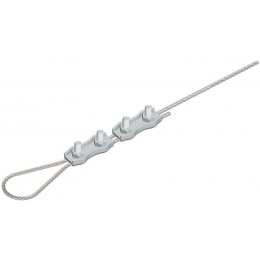 Зажим для троса двойн. Duplex (3мм) EKF zdtd-3