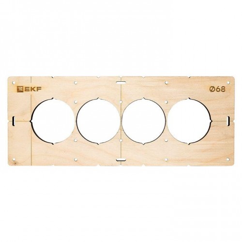 Комплект шаблонов для подрозетников d68мм Expert EKF sh-d68-k
