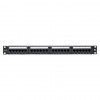 Патч-панель 19дюйм 1U кат.5E UTP неэкранир. 24 порта RJ45 Dual IDC TERACOM PRO EKF TRP-PPNL-5EUTP-1U24