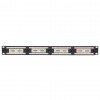Патч-панель 19дюйм 1U кат.5E UTP неэкранир. 24 порта RJ45 Dual IDC TERACOM PRO EKF TRP-PPNL-5EUTP-1U24