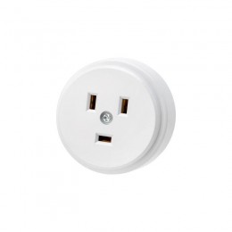 Розетка РШ для электрической плиты 32А 250В 2Р+РЕ (ОУ) бел. Rexant 11-8984