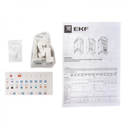Основание силового щита Nova с DIN-рейками 48мод. IP41 PROxima EKF nv-pbase-48