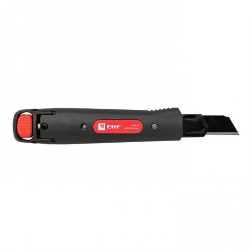 Нож строительно-монтажный 18мм НСМ-80 (SK4) Heavy Duty (до 60кг) Professional EKF ncm-80-pro