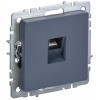 Розетка компьютерная СП RJ45 кат.5E BRITE РК10-БрМ механизм маренго IEK BR-K10-1-K35