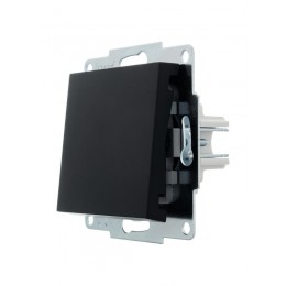 Выключатель 1-кл. СП Vesna механизм черн. бархат LEZARD 742-4288-100