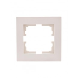 Рамка 1-местн. горизонт. VESNA кремов. LEZARD 742-0300-146