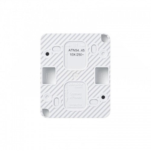 Розетка 1-м ОП AtlasDesign Profi54 16А IP54 250В с заземл. защ. шторки бел. SE ATN540145