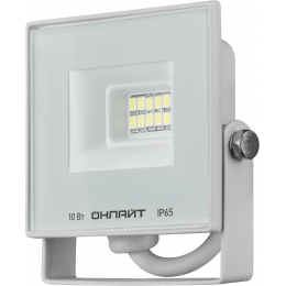 Прожектор светодиодный 90 131 OFL-10-6K-WH-IP65-LED 10Вт 6000К IP65 800лм бел. ОНЛАЙТ 90131