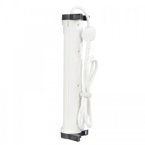 Удлинитель 3х1.5м 16А IP20 Комфорт 3х2P+E 2хUSB A+C 3А с поворотн. осн. защита от импульсных перенапряжений бел./черн. Leg 694508