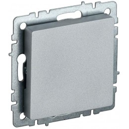 Заглушка c суппортом BRITE МЗ10-БрА механизм алюм. IEK BR-PL10-K47