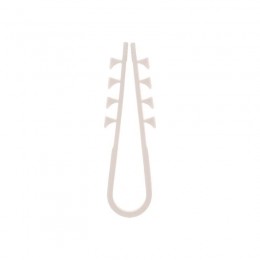 Дюбель-хомут 5-10 для круглого кабеля бел. (уп.100шт) Rexant 07-4501