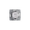 Выключатель 1-кл. СП Glossa 10А IP20 (сх. 1а) 10AX с подсветкой механизм бел. SE GSL000113