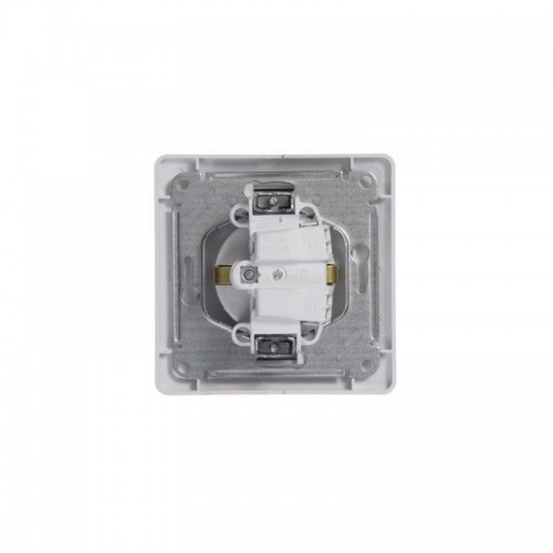 Розетка 1-м СП Glossa 16А IP20 с заземл. в сборе бел. SE GSL000142