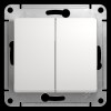 Выключатель 2-кл. СП Glossa 10А IP20 (сх. 5) 10AX механизм бел. SE GSL000151