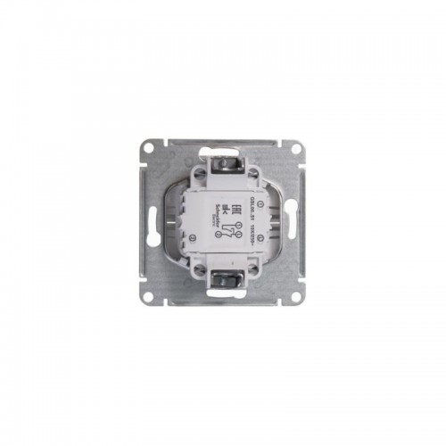 Выключатель 2-кл. СП Glossa 10А IP20 (сх. 5) 10AX механизм бел. SE GSL000151