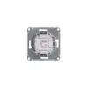Переключатель проходной 1-кл. СП Glossa 10А IP20 (сх. 6) 10AX механизм бел. SE GSL000161