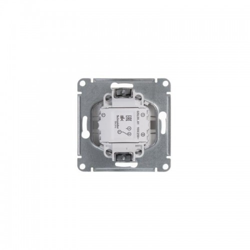 Переключатель проходной 1-кл. СП Glossa 10А IP20 (сх. 6) 10AX механизм бел. SE GSL000161