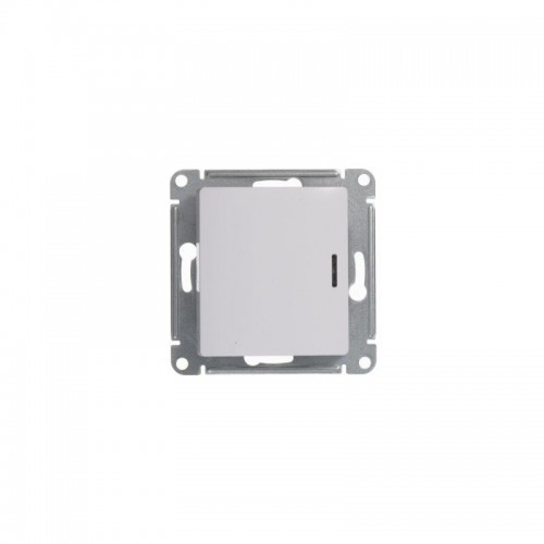 Переключатель проходной 1-кл. СП Glossa 10А IP20 (сх. 6а) 10AX с подсветкой механизм бел. SE GSL000163