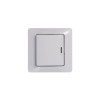 Переключатель проходной 1-кл. СП Glossa 10А IP20 (сх. 6а) 10AX с подсветкой механизм бел. SE GSL000163