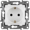 Розетка 1-м СП Etika 16А IP31 250В 2P+E с заземл. защ. шторки немецк. стандарт винтов. клеммы механизм бел. Leg 672222