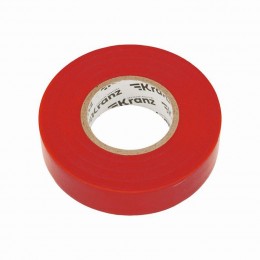 Изолента ПВХ профессиональная 0.18х19мм 20м красн. Kranz KR-09-2804