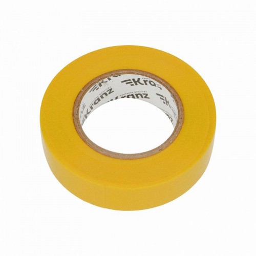 Изолента ПВХ 0.13х19мм 25м желт. Kranz KR-09-2202