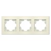 Рамка 3-м Афина универс. сл. кость (ivory) Universal A0045-I