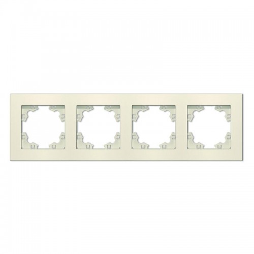 Рамка 4-м Афина универс. сл. кость (ivory) Universal A0046-I