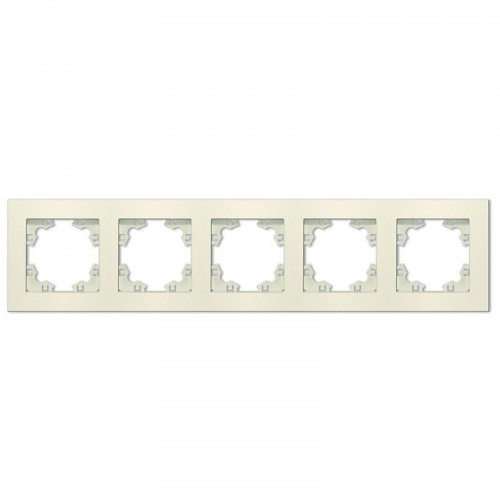 Рамка 5-м Афина универс. сл. кость (ivory) Universal A1042-I